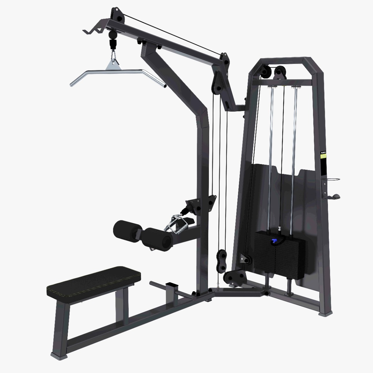 A2085 Тяга сверху. Гребная тяга. Стек 100 кг