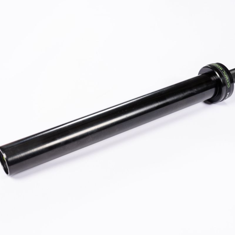 Гриф для штанги олимпийский 2200 мм (черный, до 500 кг, замки-пружины) D50 мм PROFI-FIT