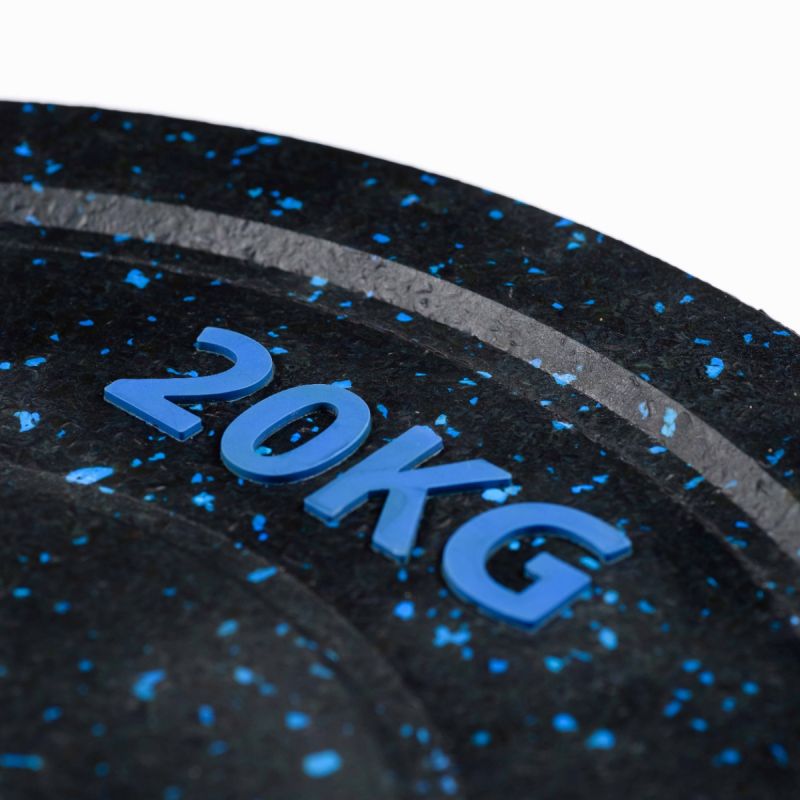 Диск для штанги HI-TEMP с цветными вкраплениями D51 мм PROFI-FIT 20 кг