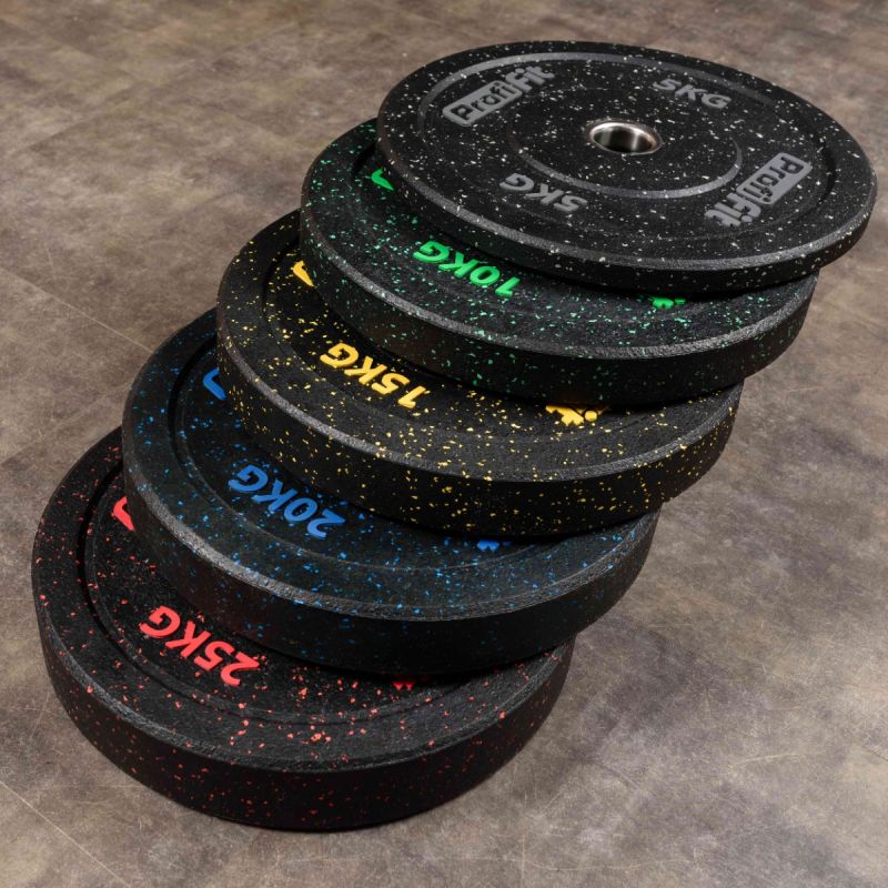 Диск для штанги HI-TEMP с цветными вкраплениями D51 мм PROFI-FIT 15 кг