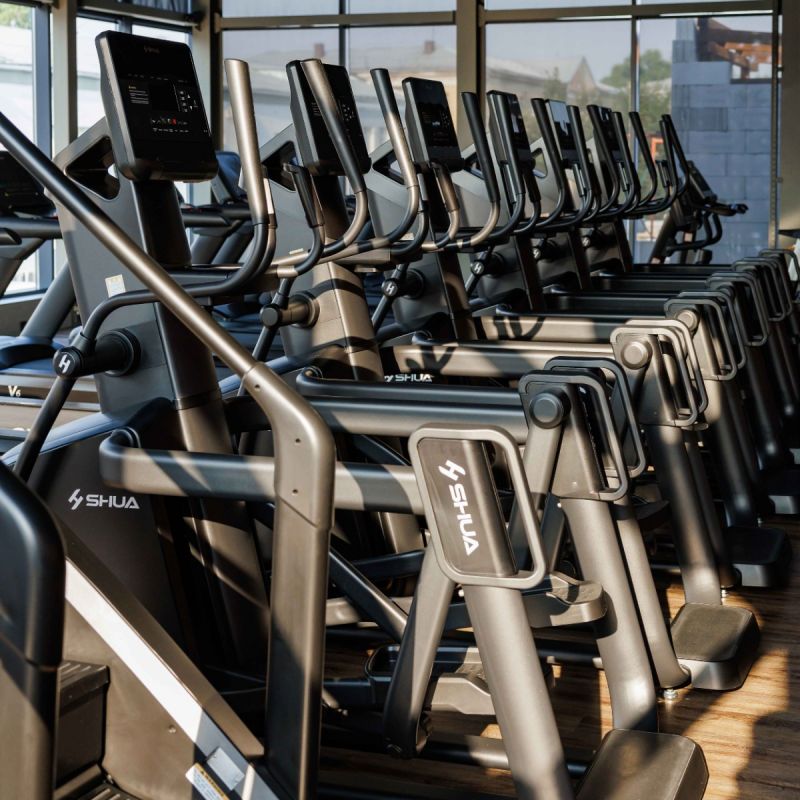 SH-B9100E Эллиптический тренажер (LED-дисплей) SHUA