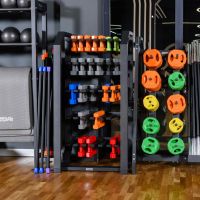 Гантель в виниловой оболочке, шестигранник PROFI-FIT 3 кг, серая