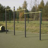 W211 GTO Перекладины разноуровневые для подтягивания из виса на высокой перекладине  ZAVODSPORTA