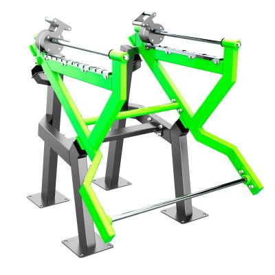 F-2816 Уличный тренажер Мультиштанга с переменной нагрузкой ZAVODSPORTA