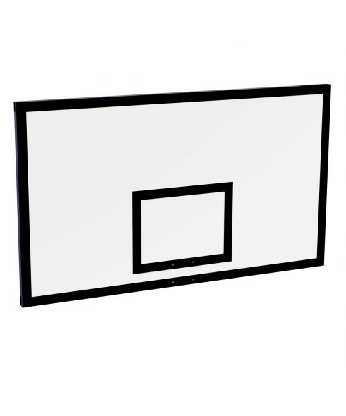 Щит баскетбольный игровой (фанера 15 мм, металлокаркас) 1050х1800 мм ZAVODSPORTA