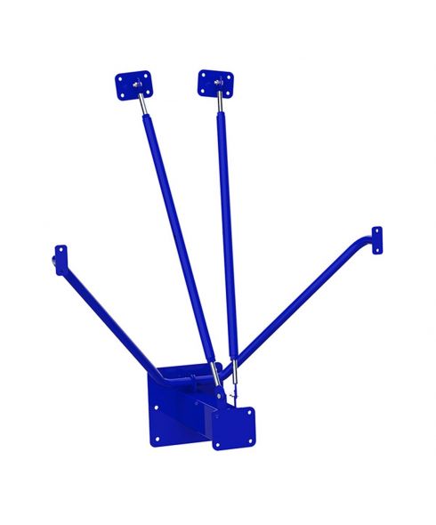 Ферма для баскетбольного щита тренировочного на растяжках вынос 500 мм ZAVODSPORTA