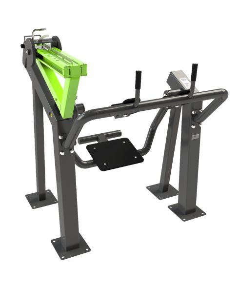 P-1814 Уличный тренажер Пресс-машина с переменной нагрузкой ZAVODSPORTA