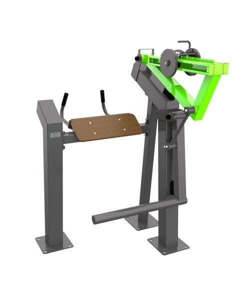 P-1810 Уличный тренажер Глют-машина (ягодицы) с переменной нагрузкой ZAVODSPORTA