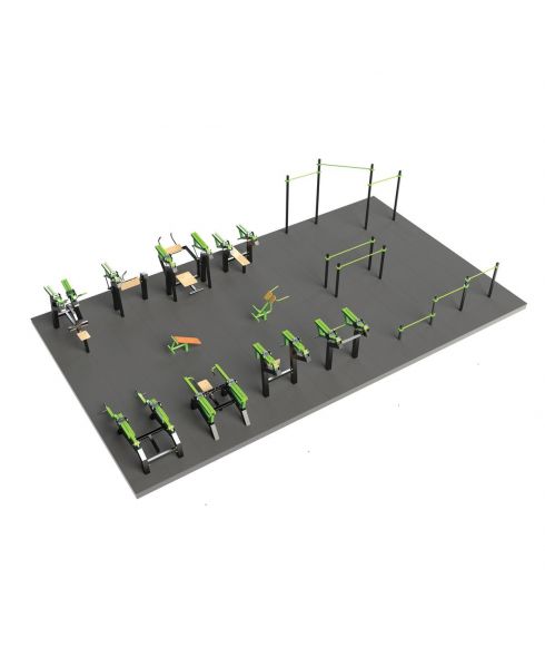 S-1003 Спортивная площадка 120 кв.м ZAVODSPORTA