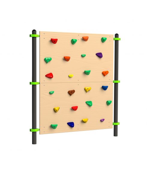 W359 Воркаут Стенка для лазания с зацепами (скалодром) ZAVODSPORTA