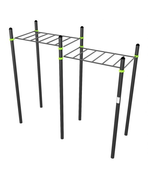 W313 Воркаут Рукоход классический двухуровневый ZAVODSPORTA