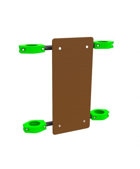 W89 Спинка для пресс-брусьев (HPL-пластик) ZAVODSPORTA